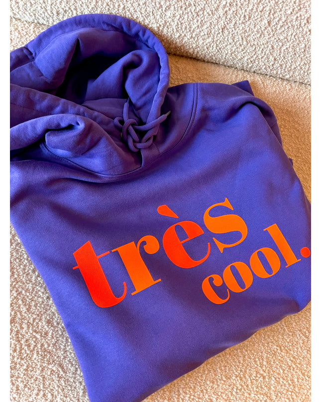 Très Cool Hoodie - Lila / Neon Orange