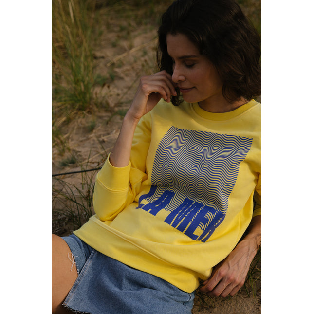 La Mer Sweatshirt - Gelb/Blau