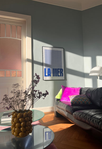 Druck LA MER - 70x100 cm / ULTRAMARIN