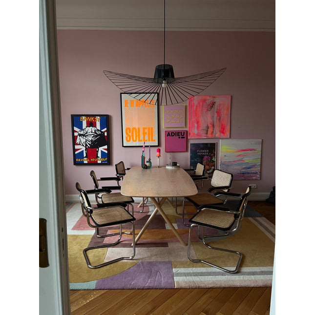 Druck JE M'APPELLE SOLEIL - 70x100 cm / Neon Orange