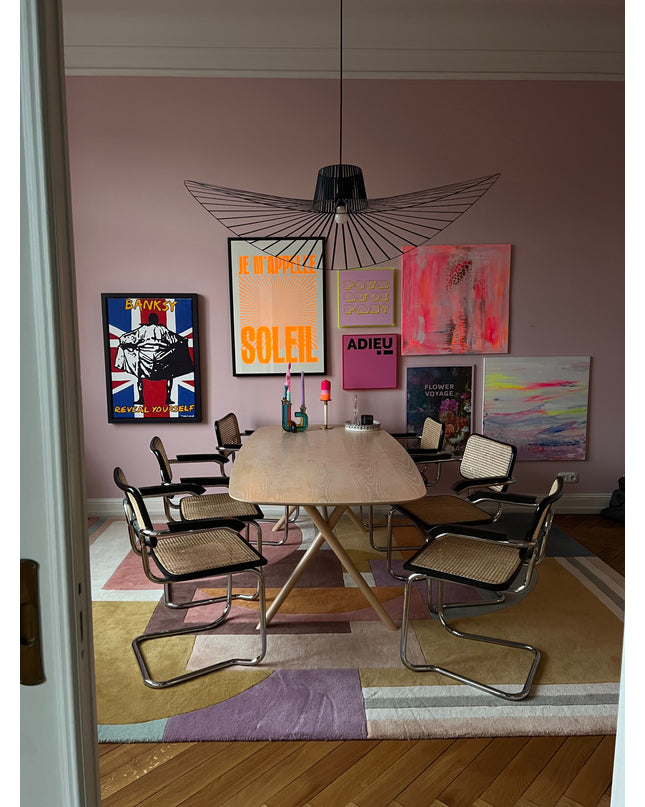 Druck JE M'APPELLE SOLEIL - 70x100 cm / Neon Orange