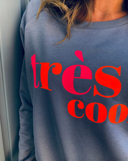 Très cool Sweatshirt Grau Neon