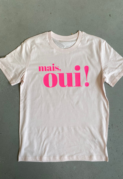 Mais, Oui! T-Shirt - Rosa/Neon Pink