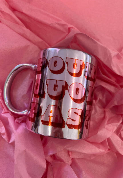 Pour quoi pas? Tasse - Rosa/Metallic