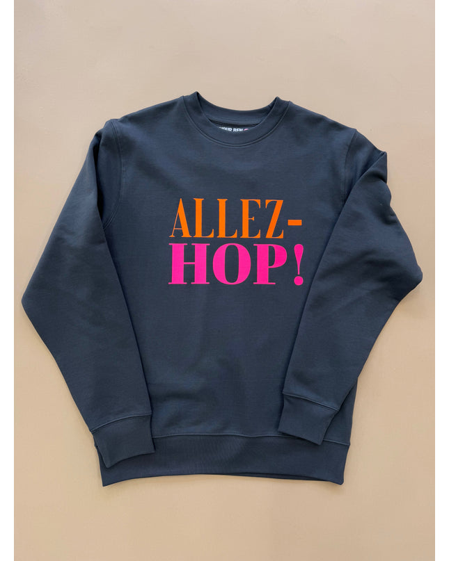 Allez-Hop! Sweatshirt - Grau/Neon