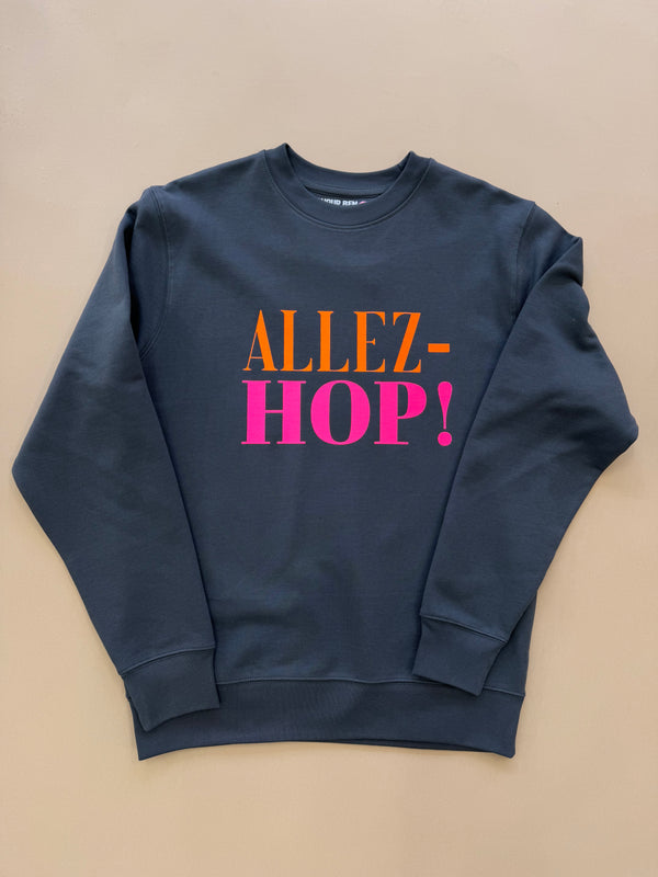 ALLEZ-HOP Sweatshirt - Grau/Neon