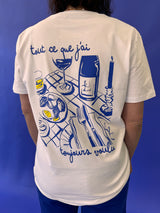 Toujours voulu T-Shirt-  White (backprint)