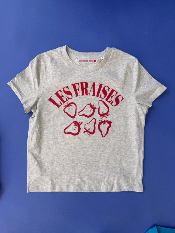 Les Fraises T-Shirt - Heather Ash