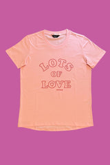 PARADISE HEARTS lots of love T-Shirt - rosa / rot