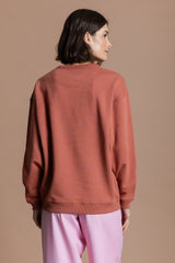 Revolution d'amour Sweatshirt - Old Pink / Rainbow