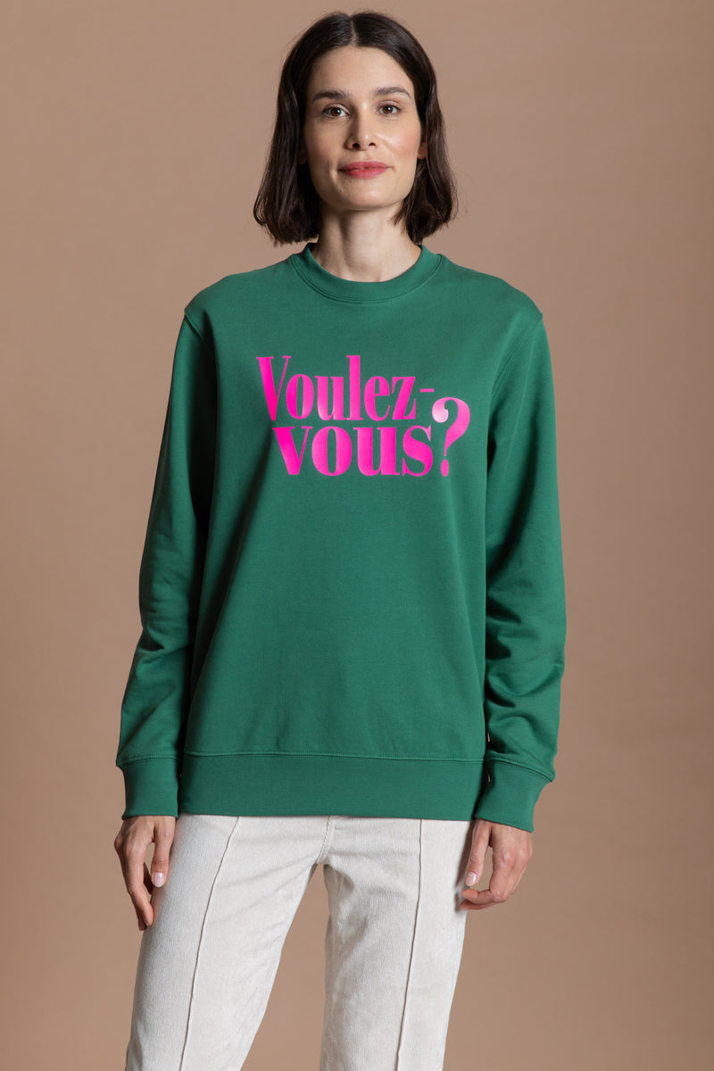 Amour toujours Sweater - Lightyellow/Pink 