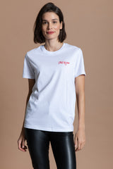 Plat Du Jour T-Shirt - weiß/ rouge