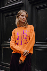 Allez Allez Allez Sweatshirt - Orange/Lila