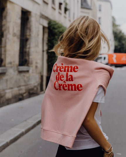 Crème de la Crème Sweatshirt - Rosa/Rot