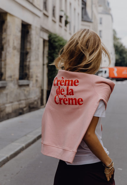 Crème de la Crème Sweatshirt - Rosa/Rot