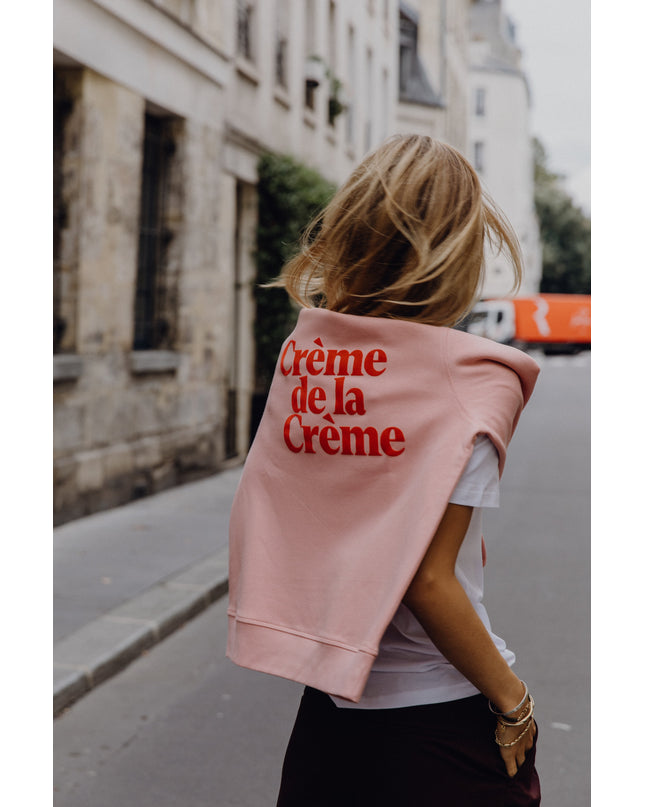 Crème de la Crème Sweatshirt - Rosa/Rot