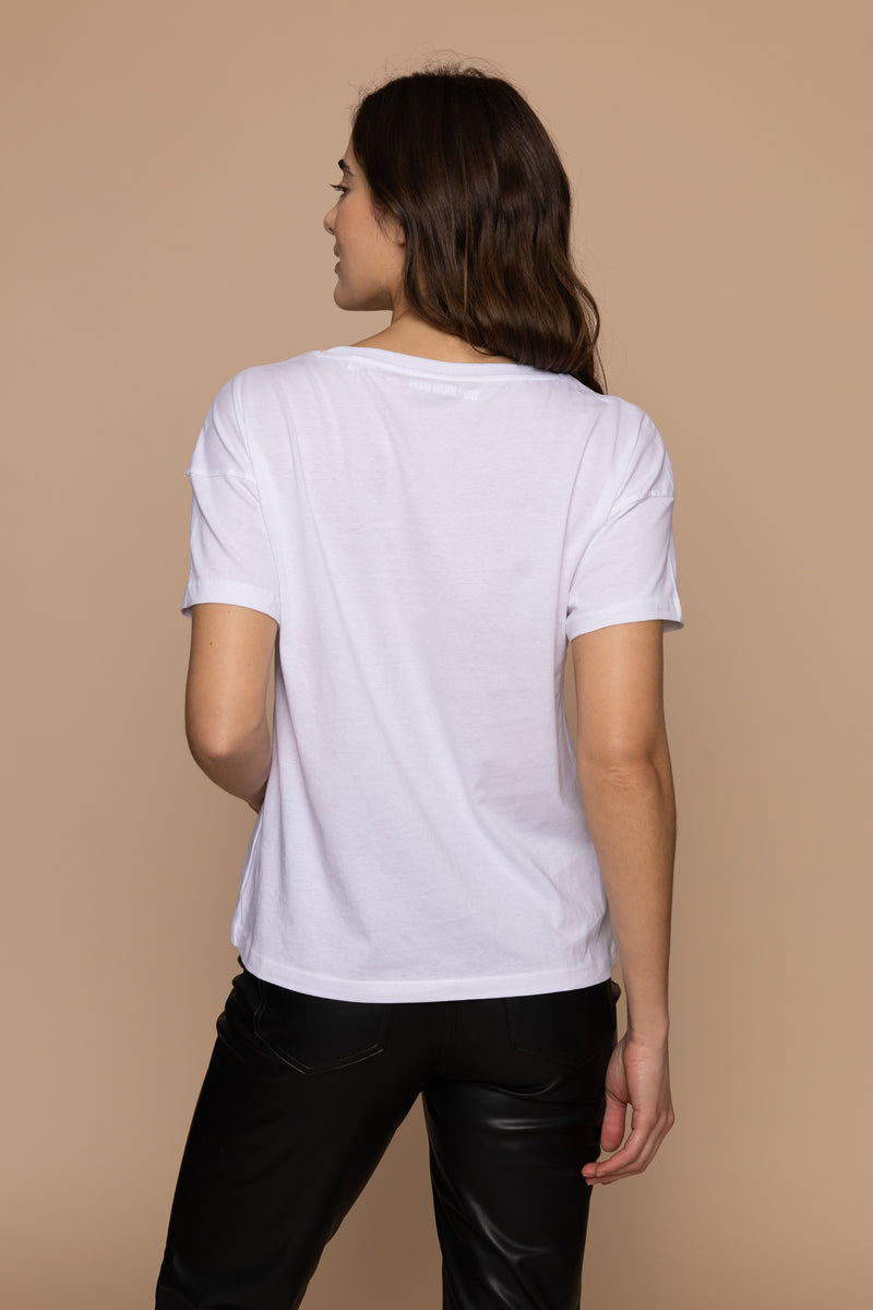 French Touch T-Shirt - Weiß / Schwarz