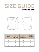 Bisous T-Shirt mit V-Neck - Pink/Blau