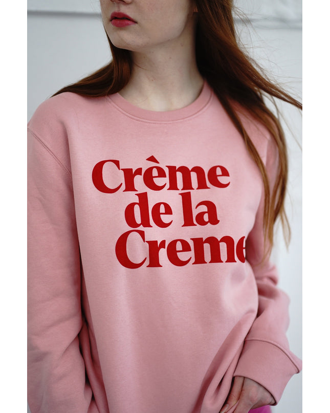 Crème de la Crème Sweatshirt - Rosa/Rot