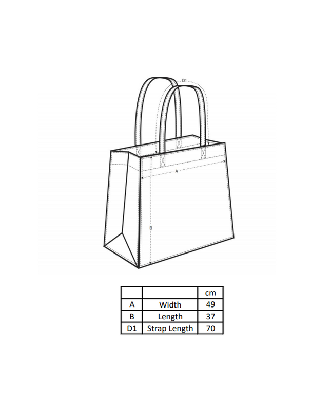 Champagne Baumwolltasche - Schwarz/Glitzer