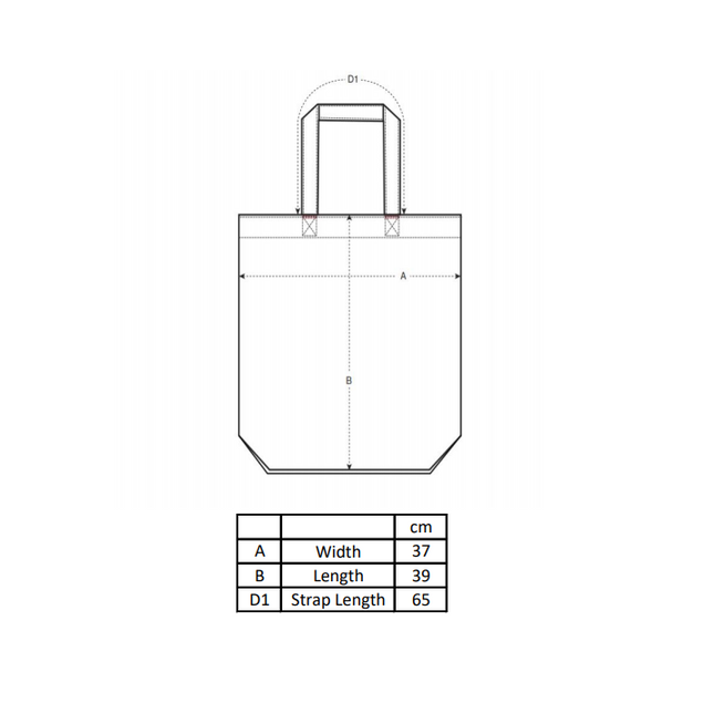 Non. Baumwolltasche - Schwarz/Glitzer Gold
