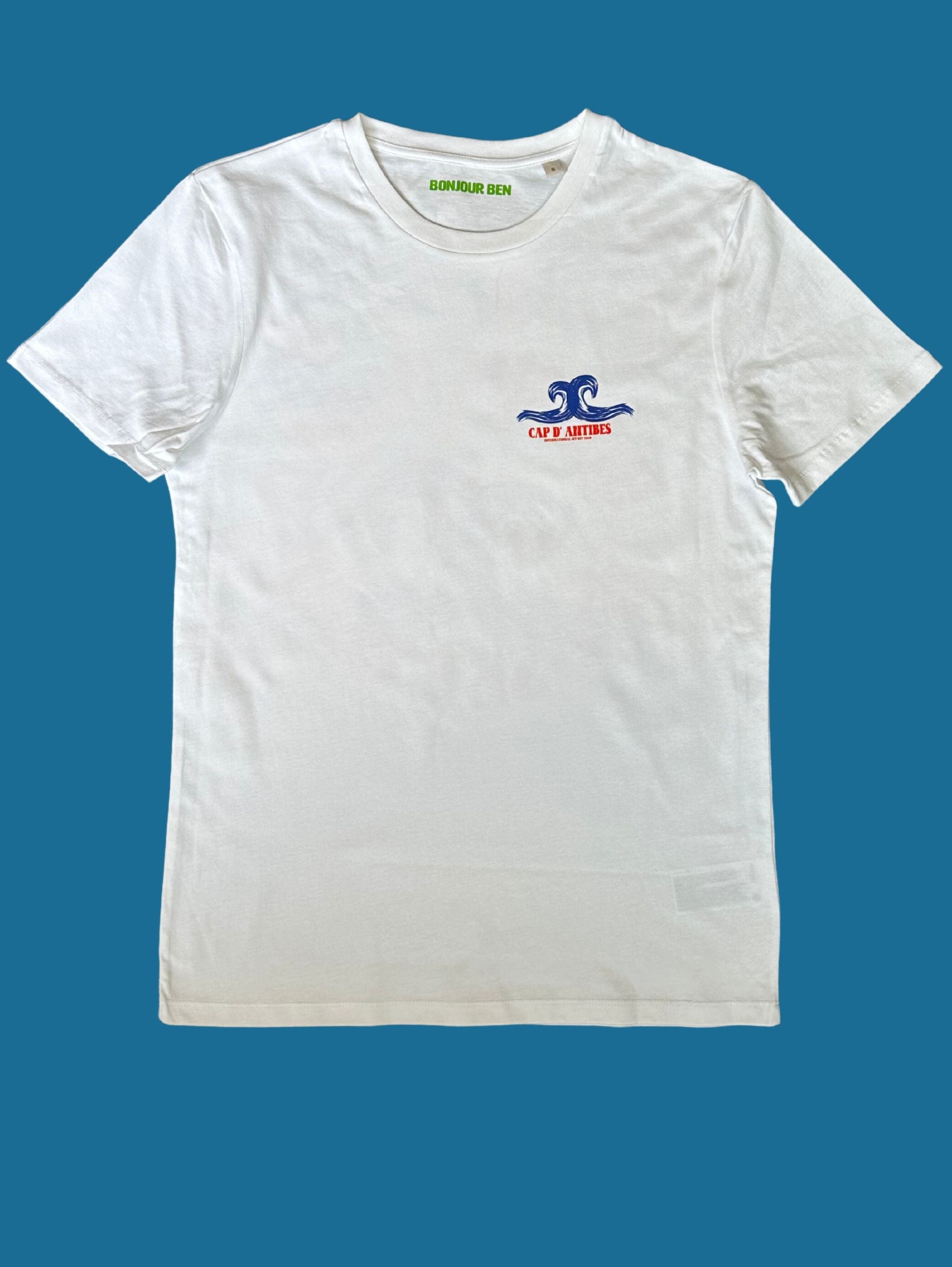 Cap d'Antibes T-Shirt - Weiß/Blau