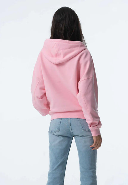 PARADISE HEARTS peace please  Hoodie- pink / pink