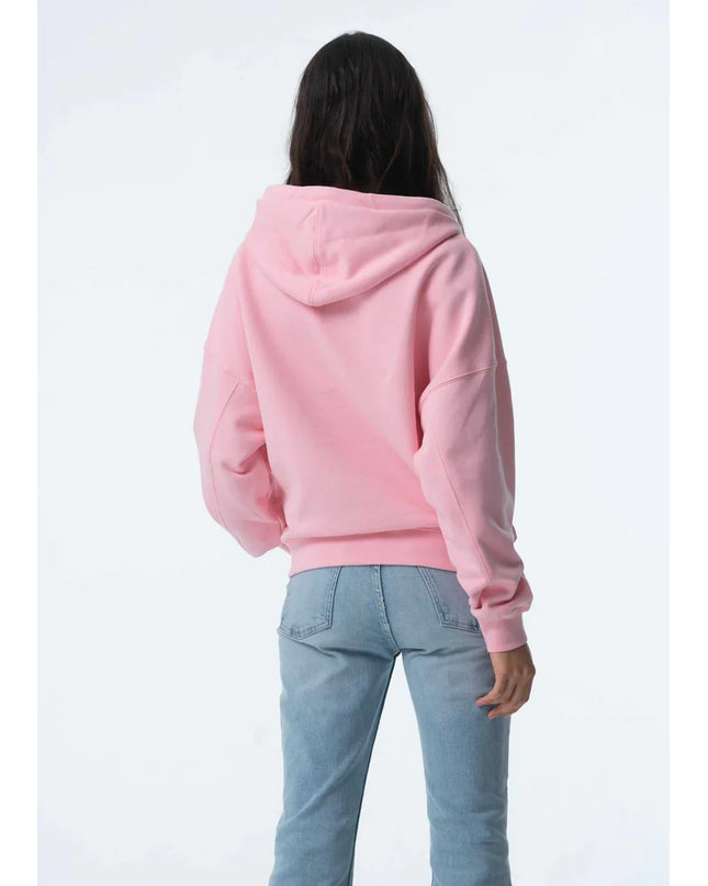 PARADISE HEARTS peace please  Hoodie- pink / pink