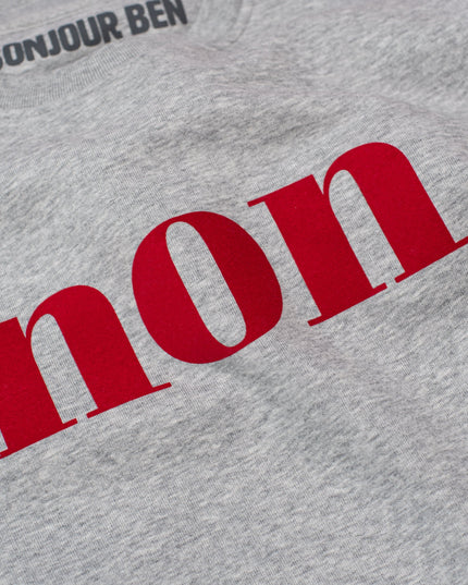 Non. Sweatshirt - Grau/Rot