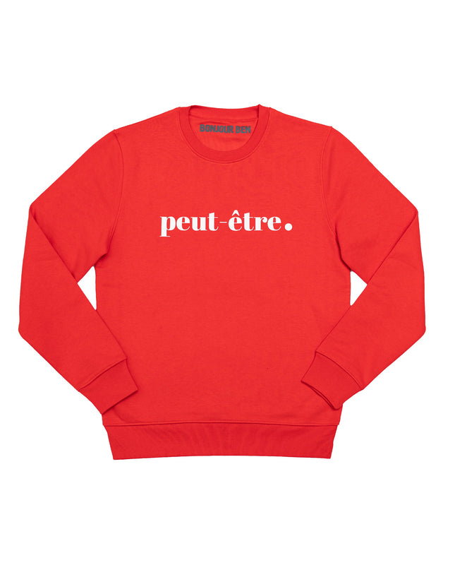 Peut-Être Sweatshirt - Rot/Weiß