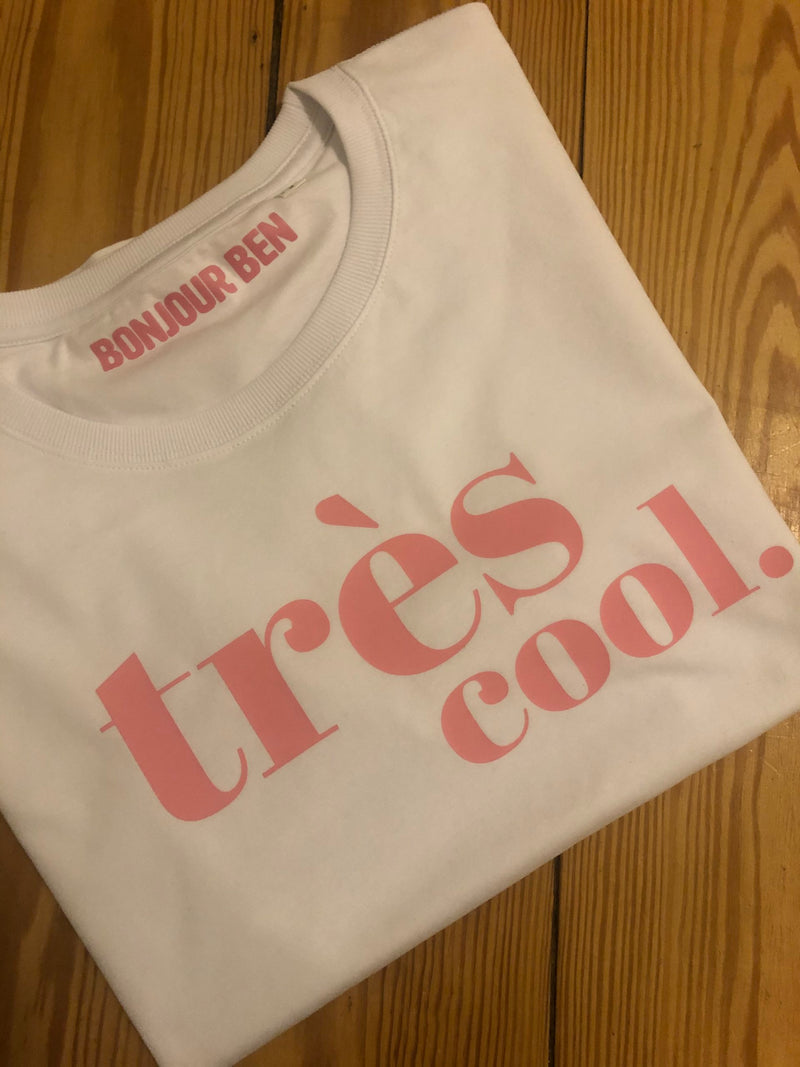 Très Cool T-Shirt - Weiß/Rosa