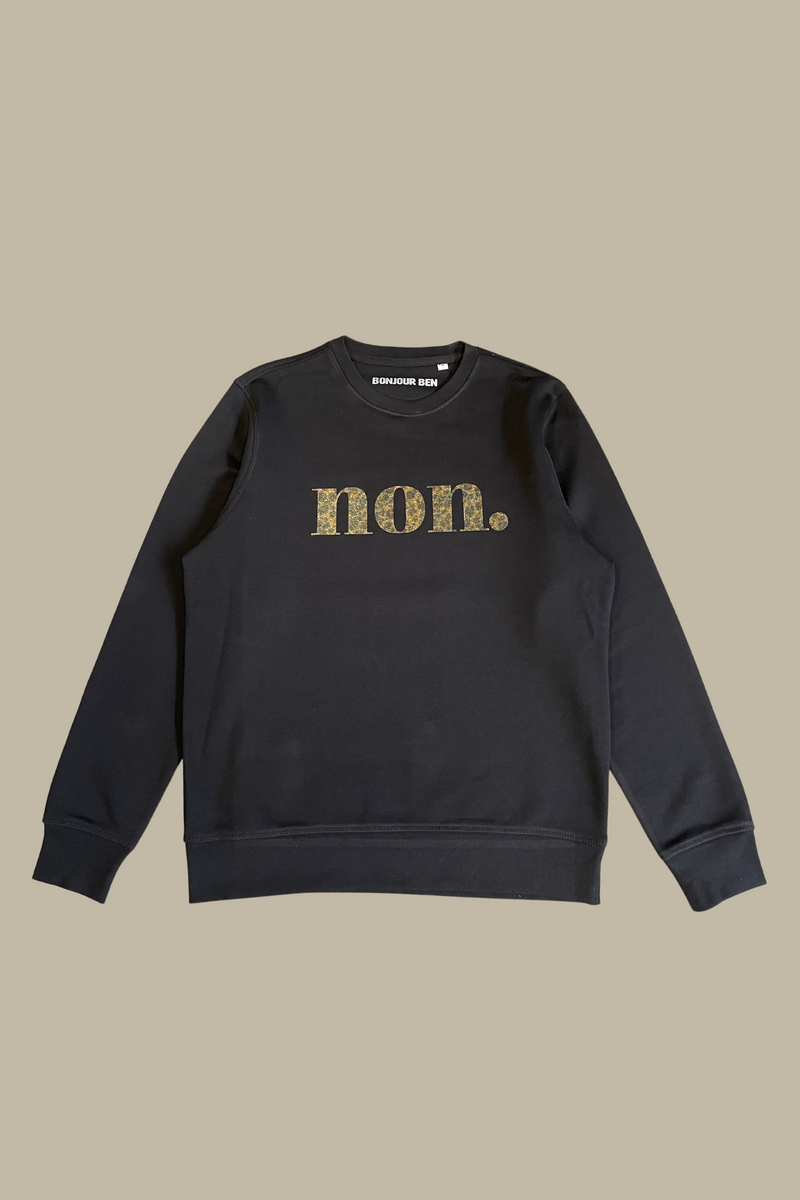Non. Sweater - Black/Animalprint