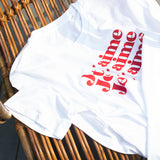 Je t´aime T-Shirt - White/Red 
