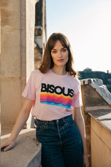 Bisous T-Shirt - Rose