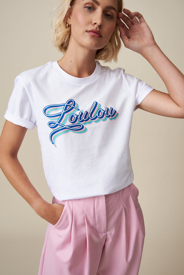 Loulou T-Shirt - White / Pastel
