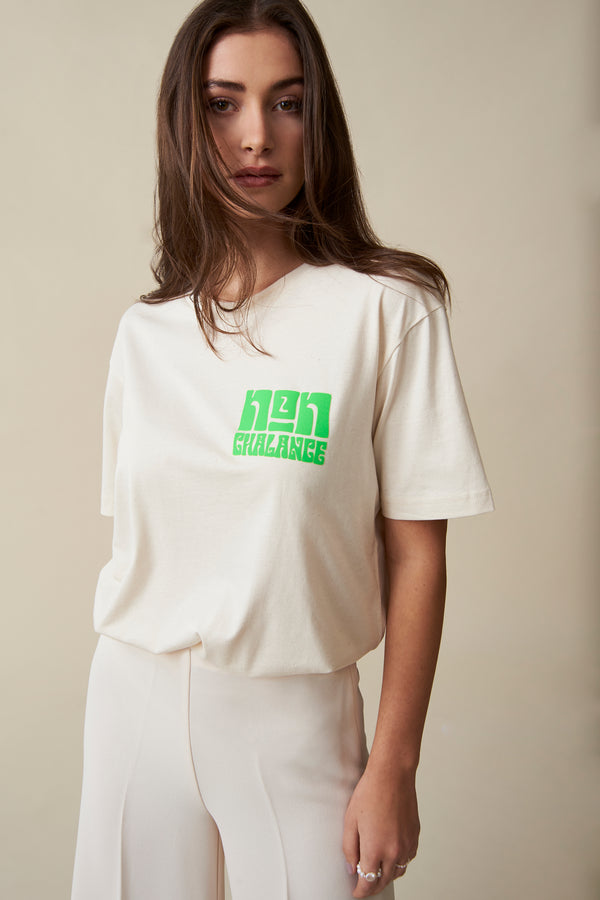 Non Chalance T-Shirt - Beige/Grün