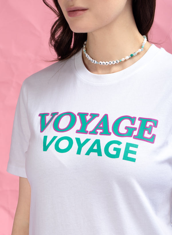 Voyage Voyage T-Shirt - White 