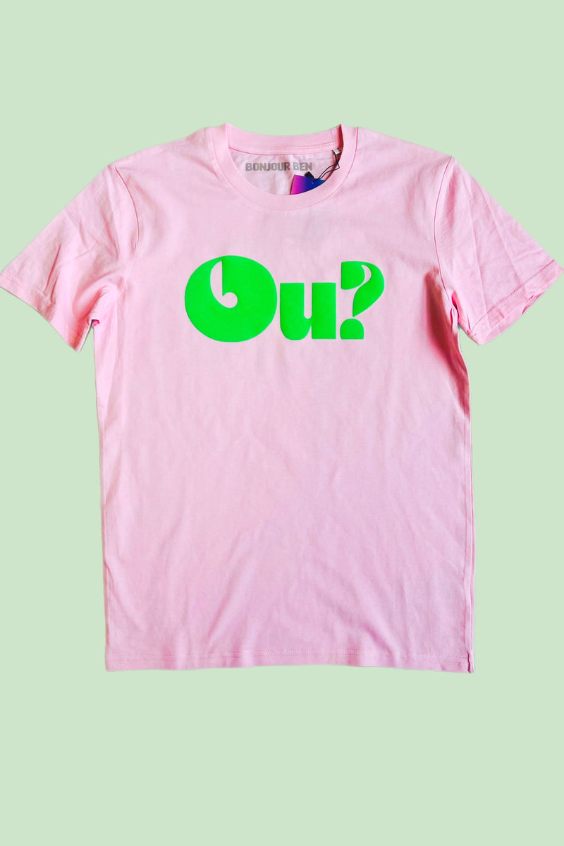 Ou? T-Shirt - Pink/Neon