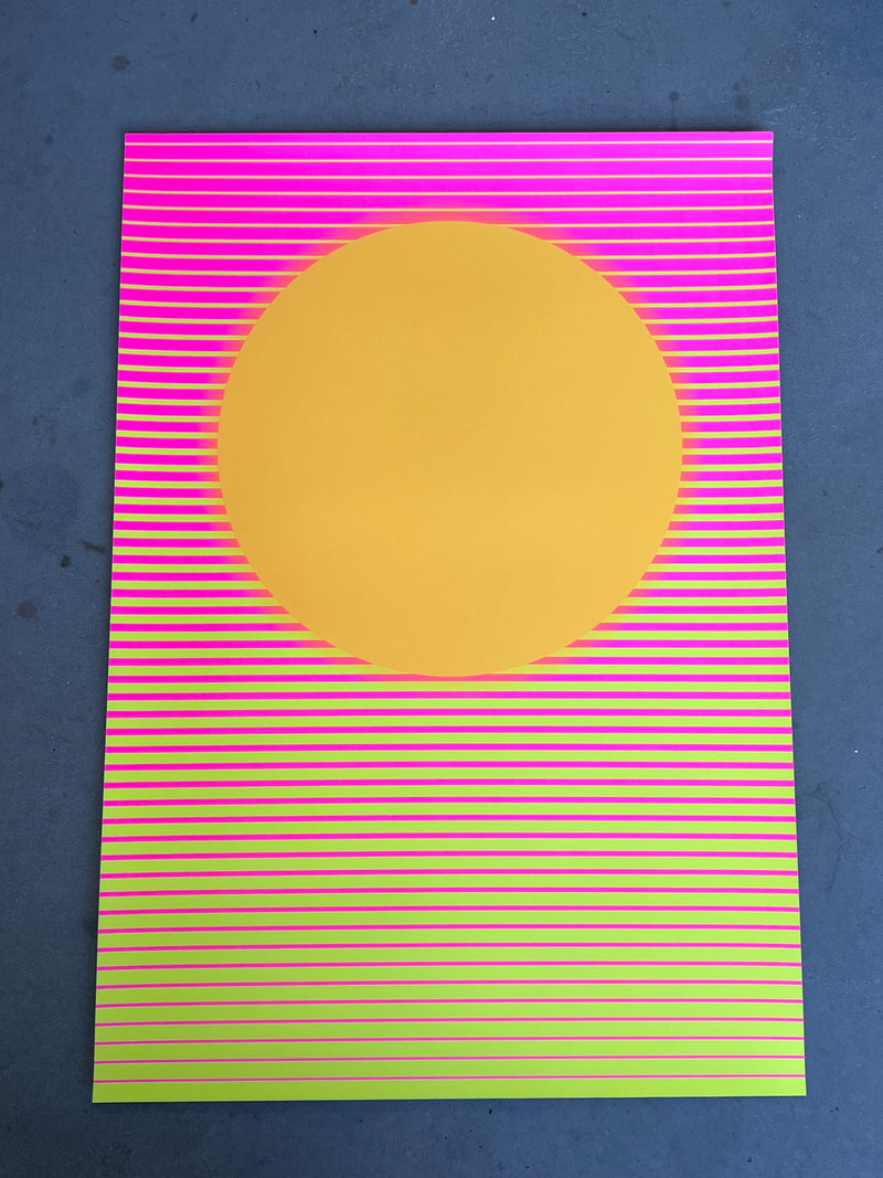 Print JE M'APPELLE SOLEIL - 70x100 cm / NEON