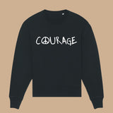 Courage Sweatshirt - Schwarz/Weiß