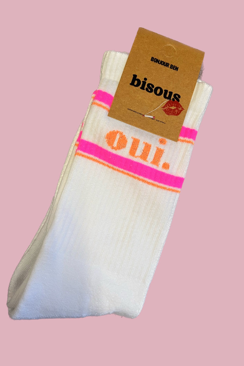 Glitter NEON Sport Socks - oui/non