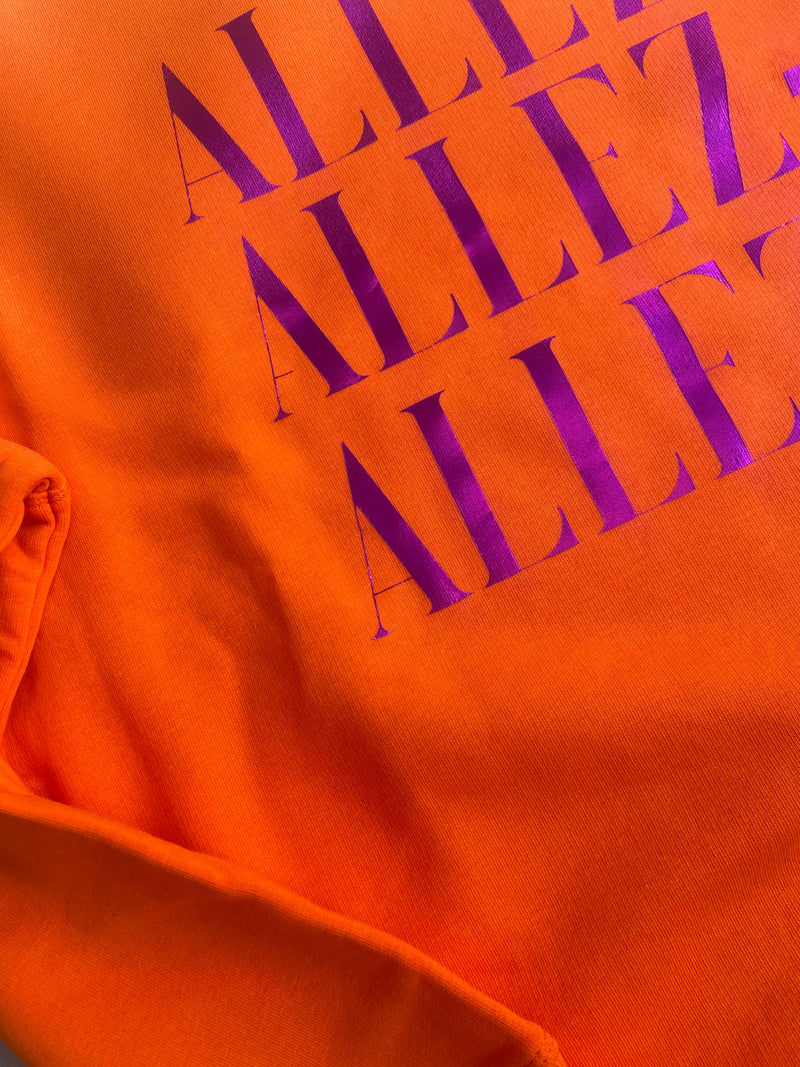 Allez Allez Allez Sweater - Orange/Purple 