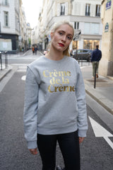 Crème de la Crème Sweatshirt - Grau/Gold