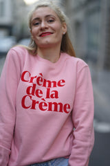 Crème de la Crème Sweatshirt - Rosa/Rot