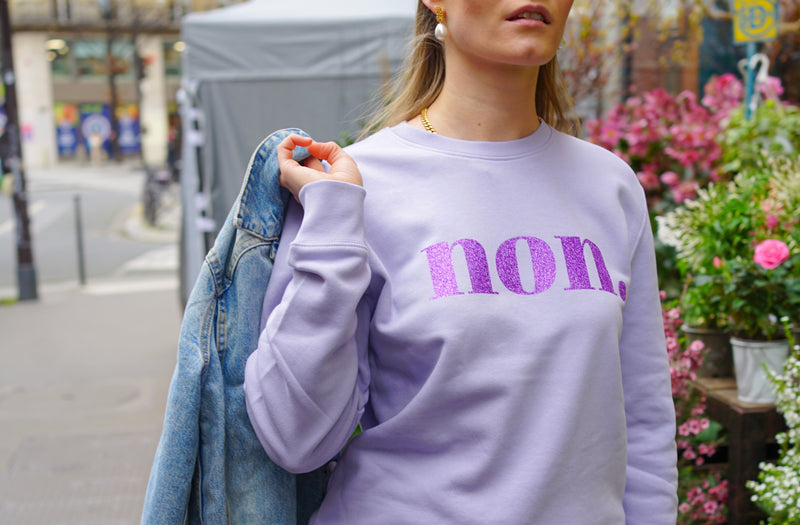 Non. Sweater - Lilac/Glitter 