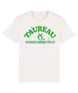Zodiac signs T-Shirt Taurus - White/Green 
