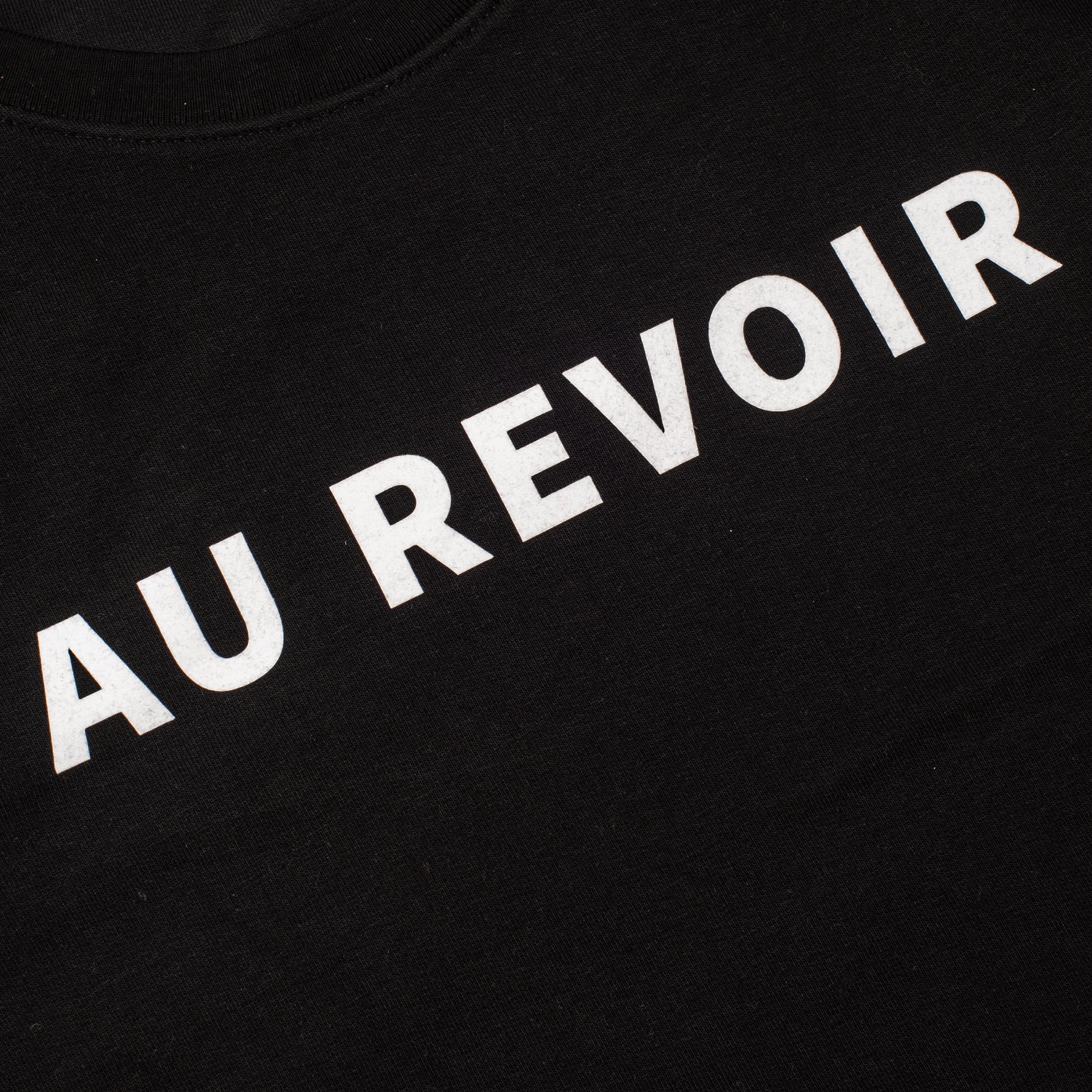 Au Revoir Sweatshirt - Schwarz/Weiß