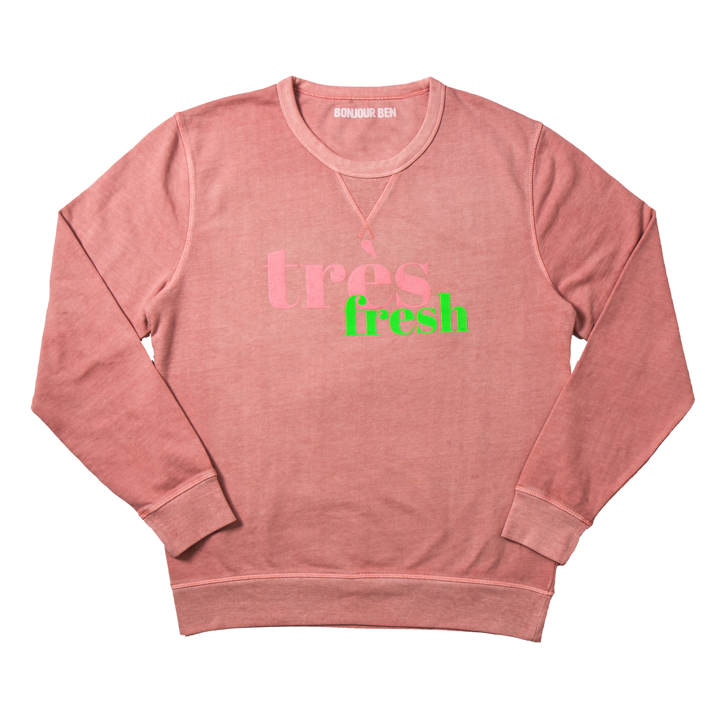 Très Fresh Sweater - Vintage Rose/Green 