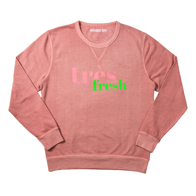 Très Fresh Sweatshirt - Vintage Rosa/Grün