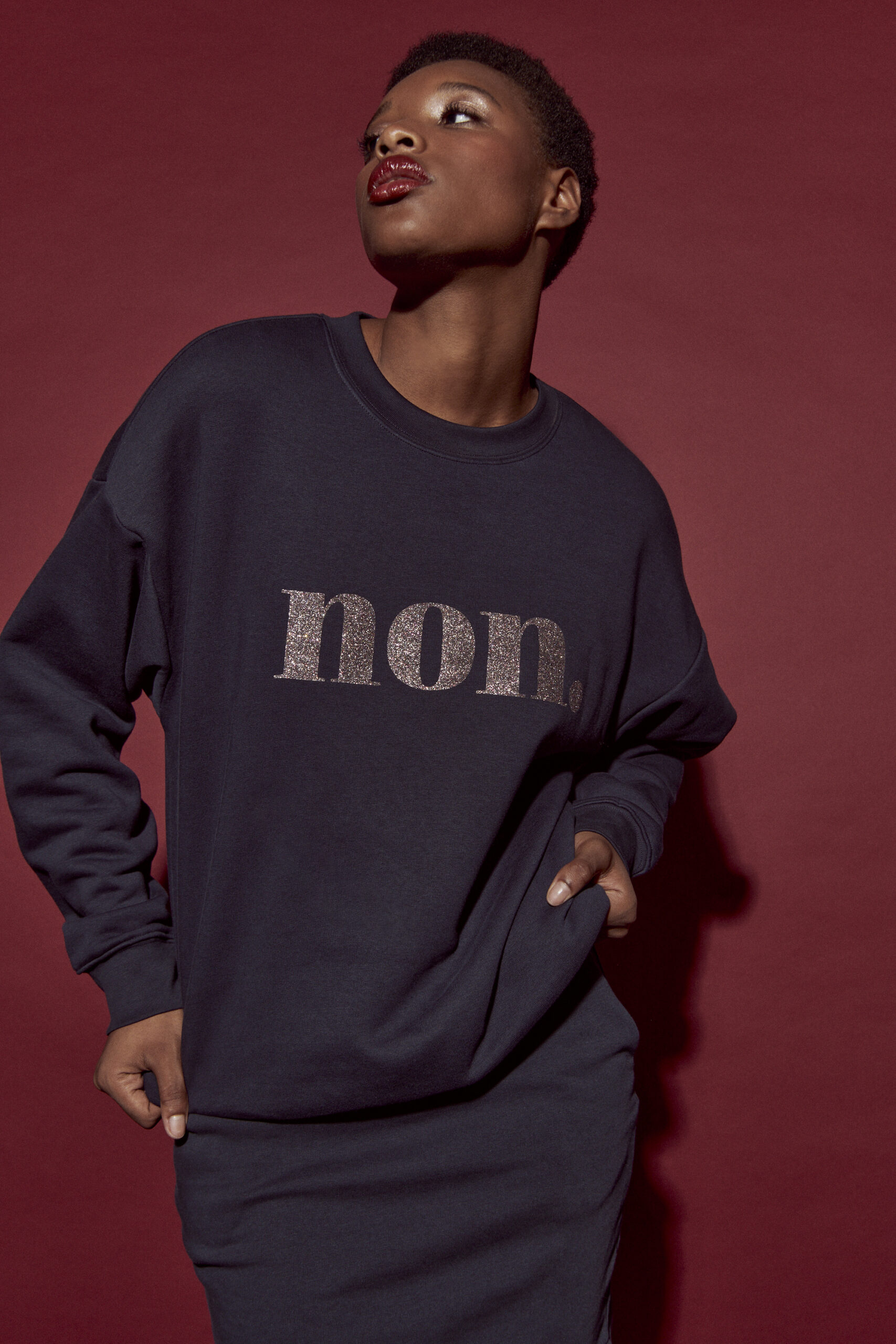 non. Sweater – glitzer – Bild 2